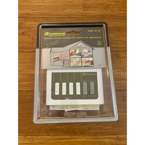 X-10 Powerhouse Mini Remote Controller MC460 Home Lights Lamp Module Automation - Picture 1 of 3